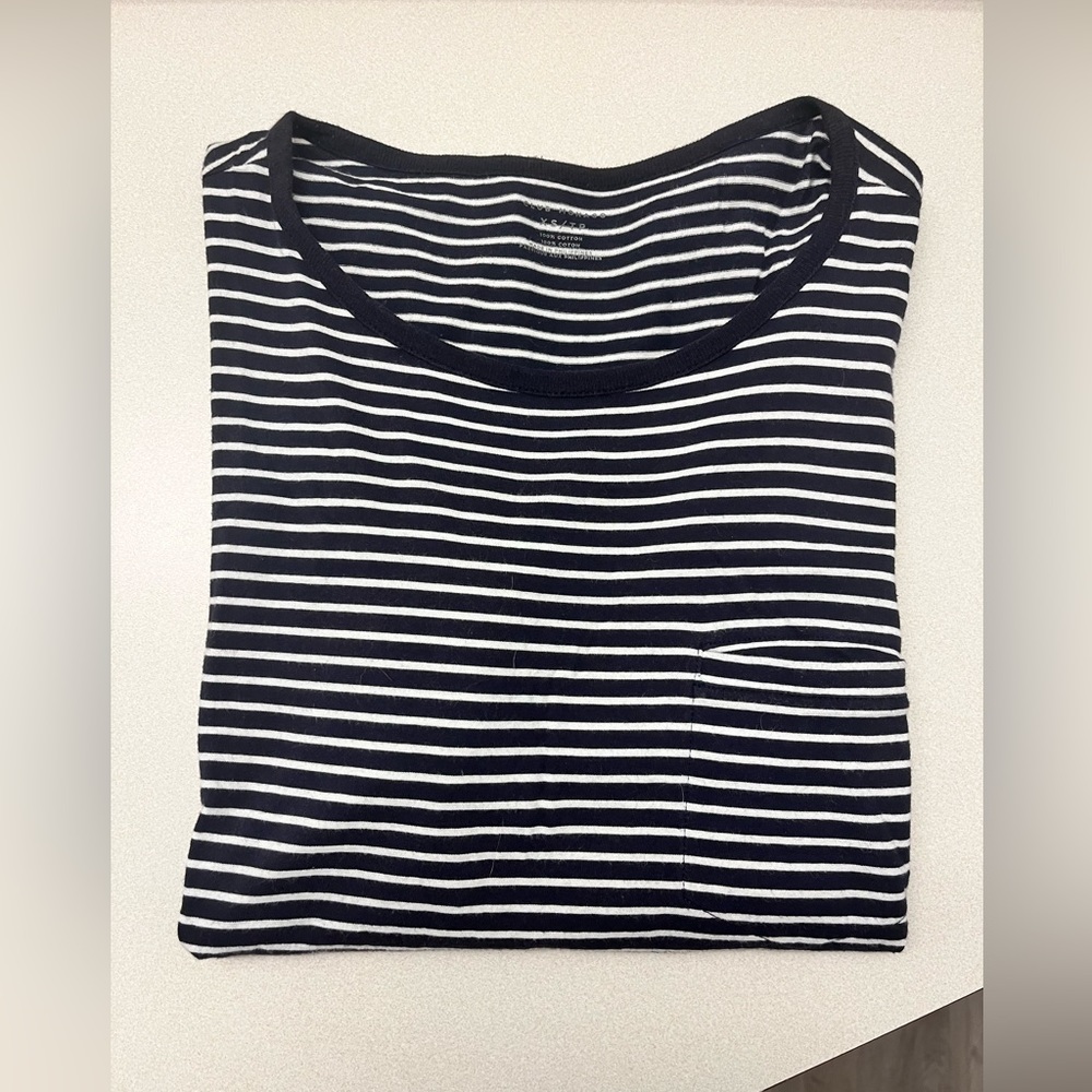Club Monaco Striped Crew T-Shirt